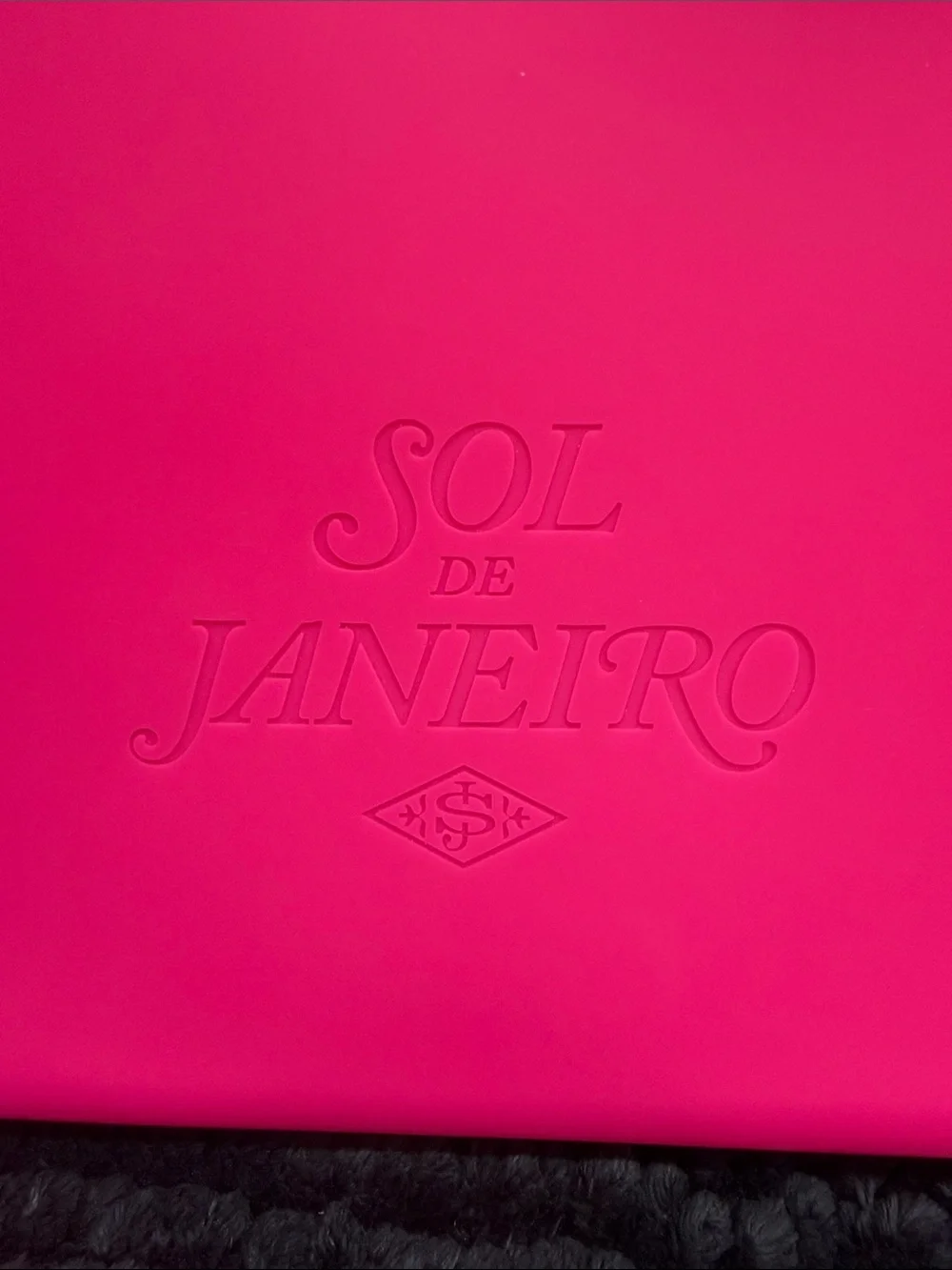 Sol de Janeiro Bright Pink Tote with Yellow Rope Handles